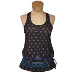 Athleta Asphalt Tic Tac Toe Yoga Support Tank XS